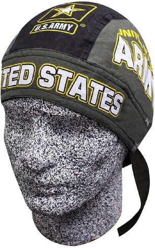 US United States Army Star Officially Licensed USA00744014 Head Wrap Doo Rag Durag with Sweatband by Capsmith in Saudi Arabia