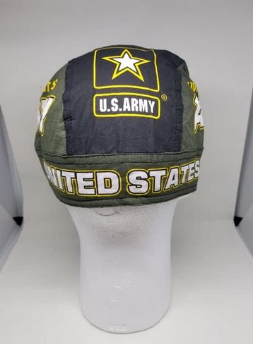 US United States Army Star Officially Licensed USA00744014 Head Wrap Doo Rag Durag with Sweatband by Capsmith in Saudi Arabia