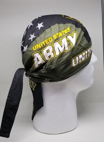 US United States Army Star Officially Licensed USA00744014 Head Wrap Doo Rag Durag with Sweatband by Capsmith in Saudi Arabia