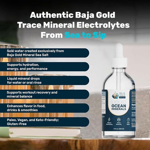 Baja Gold Liquid Ocean Minerals, 4 Fl. Oz. Tincture in Saudi Arabia