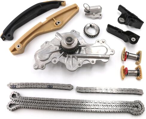 BL3Z-6268-A AT4Z-6268-A BL3Z6268A AT4Z6268A Timing Chain Kit with Water Pump Fits for Ford f150 Edge Explorer Flex Taurus 3.5L 3.7L in Saudi Arabia