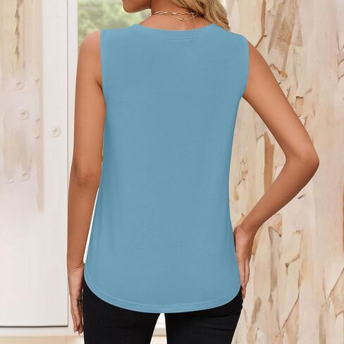 TOPAN SUMMEN SUMMER TANK TOP TRENDY SLEEVELESS BUSINESS TOPS DASTALS 2025 CUTE BASION LOOTER FIT DANDY SHIRT in Kuwait
