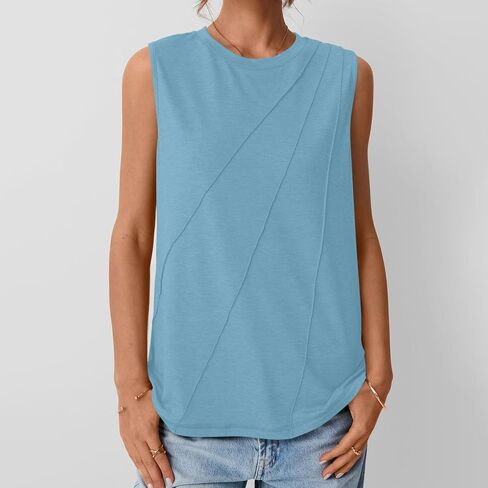 TOPAN SUMMEN SUMMER TANK TOP TRENDY SLEEVELESS BUSINESS TOPS DASTALS 2025 CUTE BASION LOOTER FIT DANDY SHIRT in Kuwait