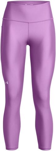 سروال نسائي من Under Armour HeatGear Armor عالي الخصر مانع للانزلاق عند الكاحل، (560) أرجواني بروفانس / أرجواني Ace، صغير in Saudi Arabia