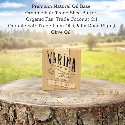 Varina Natural Soap Mens Variety Bar Soap - Gentle Cleansing for Sensitive Skin, Fresh - 10 Pack - Handmade Soap in Saudi Arabia