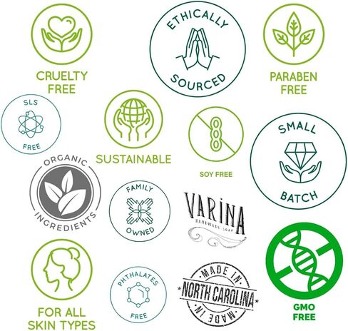 Varina Natural Soap Mens Variety Bar Soap - Gentle Cleansing for Sensitive Skin, Fresh - 10 Pack - Handmade Soap in Saudi Arabia
