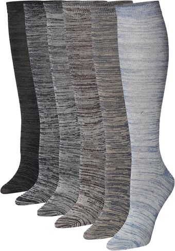 Tipi Toe Women's 6 Pairs Colorful Patterned Knee High Socks in Saudi Arabia