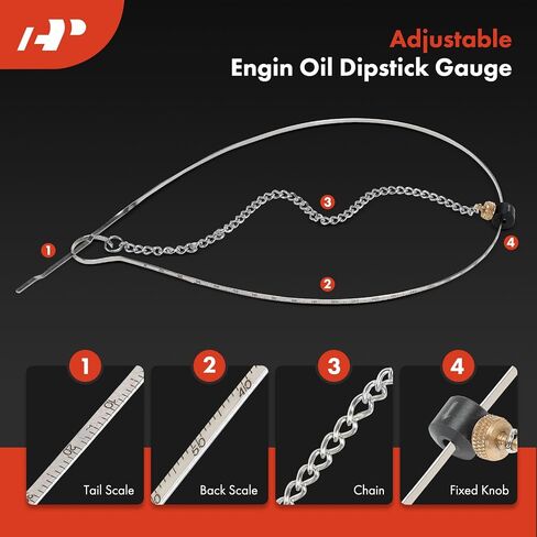 A-Premium Engine Oil Dipstick Compatible with Audi A4 A5 A6 A7 Quattro, S5, Replaces T40178, Engine Oil Measuring Rod Dip Stick in Saudi Arabia