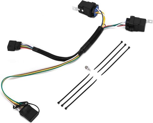 Wsays Trailer Wiring Harness 4-Pin Plug & Play Compatible with Chevrolet Equinox 2018-2025 Fit GMC Terrain 2018-2025 in Saudi Arabia