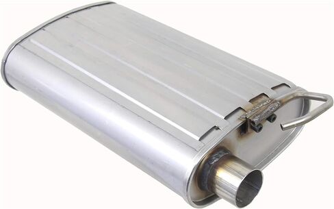 1pc Stainless Steel Muffler Exhaust for 1998-2004 Mustang Base 3.8L in Saudi Arabia