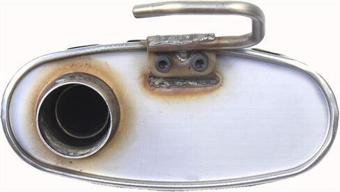 1pc Stainless Steel Muffler Exhaust for 1998-2004 Mustang Base 3.8L in Saudi Arabia