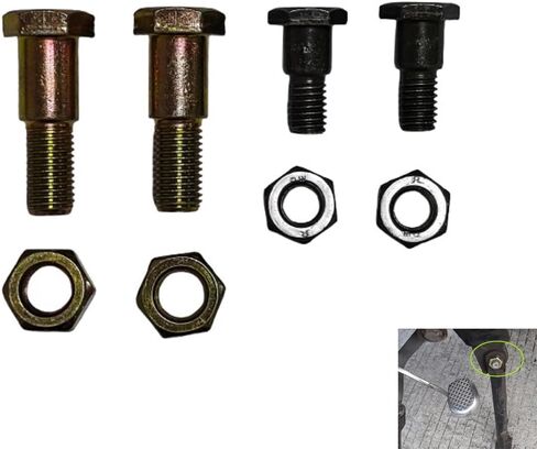 4 مجموعة من الدراجات النارية Kickstand Mount Bolt Screw مع NUT M8 M10 دراجة ترابية الحامل المسمار التثبيت المسمار للدراجة الصغيرة Kickstand Dirt Pit Bike Rick Stand دراجة كهربائية للوقوف جانب قدم الدعم in Saudi Arabia