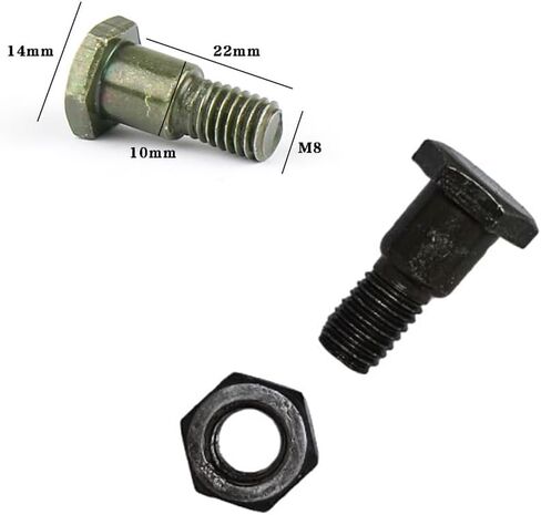 4 مجموعة من الدراجات النارية Kickstand Mount Bolt Screw مع NUT M8 M10 دراجة ترابية الحامل المسمار التثبيت المسمار للدراجة الصغيرة Kickstand Dirt Pit Bike Rick Stand دراجة كهربائية للوقوف جانب قدم الدعم in Saudi Arabia