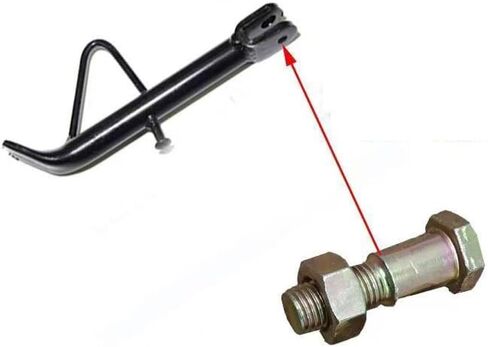 4 مجموعة من الدراجات النارية Kickstand Mount Bolt Screw مع NUT M8 M10 دراجة ترابية الحامل المسمار التثبيت المسمار للدراجة الصغيرة Kickstand Dirt Pit Bike Rick Stand دراجة كهربائية للوقوف جانب قدم الدعم in Saudi Arabia