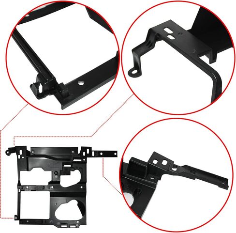 LOSTAR Pair(2) Driver Left & Passenger Right Side Headlamp Headlight Mounting Bracket Compatible with 1999-2002 Silverado 1500 2500 3500, 2000-2006 Suburban/Yukon GM1221121 GM1221122 in Saudi Arabia