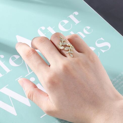 Adjustable Open Wrap Ring Black Diamond Spoon Rings for Women Vintage Thumb Rings Statement Ring Fashion Jewelry Gifts in Kuwait