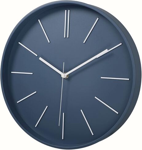 zyzamay Modern 12 Inch Round 3D Wall Clock, Black, Silent Quartz Battery Operated, Easy to Read, Accurate Time, Modern Style in Kuwait