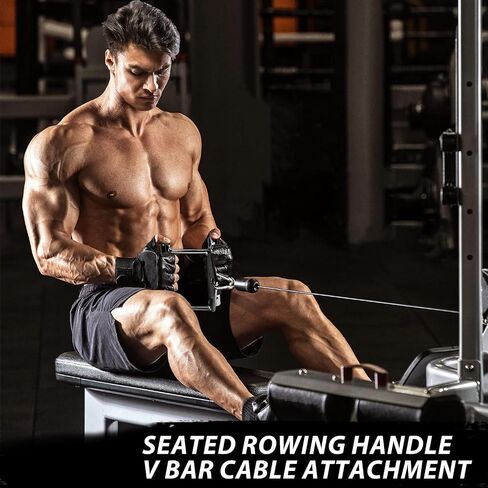 Cable Machine Attachment Set LAT Pulldown Attachments Weight Machine Accessories for Home Gym in Kuwait