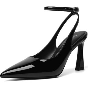 Susanny Womens Slingback Closed Toe Ankle Strap High Heels Pointed Toe Pumps Comfortable Stiletto Sexy Buckle Strappy Dressy Shoes for Wedding Bridal Party Work in Kuwait