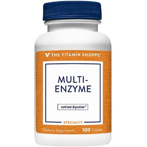 The Vitamin Shoppe Multi Enzyme - Helps Support The Digestion & Absorption of Protein, Carbs & Fat (100 Tablets) in Saudi Arabia