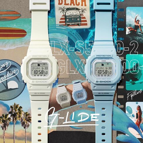 CASIO G-Shock G-Lide Light Blue Digital Watch GLX-S5600-2 in Saudi Arabia