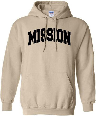 Mission Collegiate Hoodie Sweatshirt Usisex in Kuwait