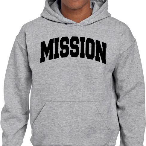 Mission Collegiate Hoodie Sweatshirt Unisex in Saudi Arabia