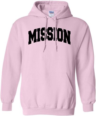 Mission Collegiate Hoodie Sweatshirt Usisex in Kuwait