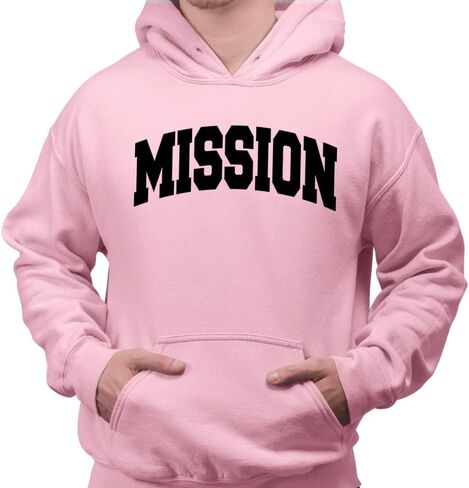 Mission Collegiate Hoodie Sweatshirt Usisex in Kuwait