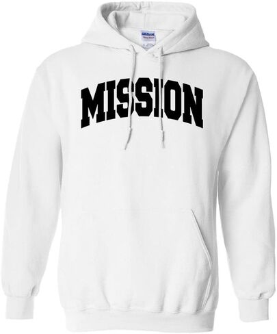 Mission Collegiate Hoodie Sweatshirt Usisex in Kuwait