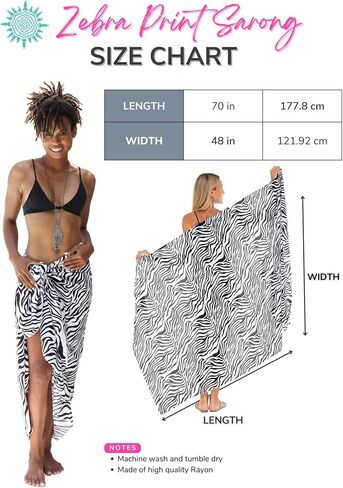 SHU-SHI Women Leopard Print Sarong Pareo Cover Up Bathing Suit Women Animal Beach Wrap Long Pool Trip Resort Skirt in Saudi Arabia