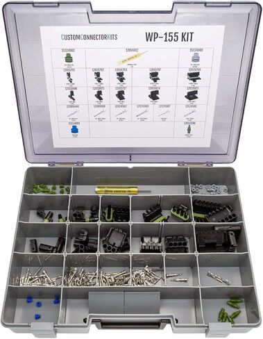 Delphi Weather Pack Connector Kit WP-155: موصلات كهربائية مقاومة للعوامل الجوية الختم in Saudi Arabia