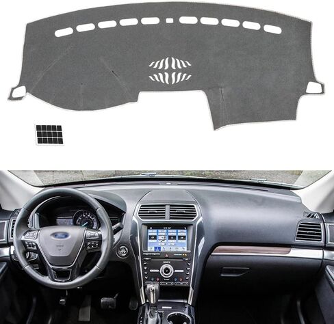 غطاء لوحة القيادة مناسب لـ 2013-2018 Nissan Altima Flannel Nonslip Car Dashboard Mat Sunshade No Glare and Slip Pad Carpet Sunshield Protector - اللون رمادي (Mfr Body Code: L33) in Saudi Arabia