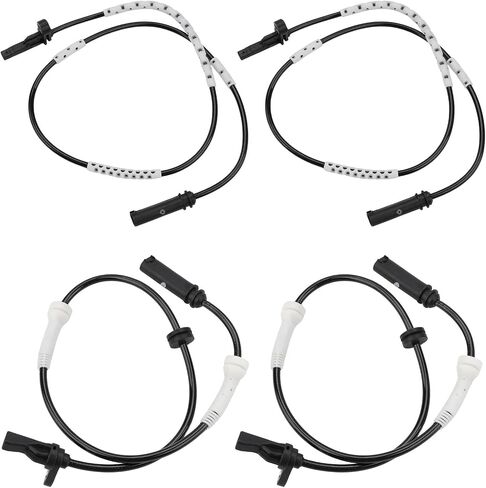 4 Pcs ABS Wheel Speed Sensors Compatible with BMW 228i 230i 320i 328d 328i 335i 340i 428i 430i 435i 440i M2 M3 M4 M240i, Front and Rear abs Sensors, Replacement for 34526869320, 34526791226 in Saudi Arabia