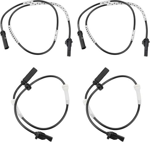 4 Pcs ABS Wheel Speed Sensors Compatible with BMW 228i 230i 320i 328d 328i 335i 340i 428i 430i 435i 440i M2 M3 M4 M240i, Front and Rear abs Sensors, Replacement for 34526869320, 34526791226 in Saudi Arabia