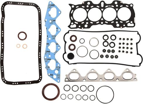 مجموعة Rering Engine Engeren Evergreen FSBRR4030EVE متوافقة مع 97-01 Honda CR-V 2.0 DOHC B20B4 B20Z2 مجموعة حشية كاملة ، محامل قضبان رئيسية الحجم القياسية ، حلقات مكبس الحجم القياسي in Saudi Arabia
