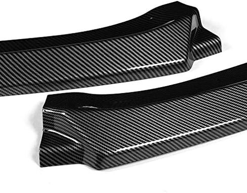 3PCS Front Bumper Lip Kit fit for compatible with 2016-2021 Honda Civic, Sport-Style Splitter Trim Protection Spoiler, Air-Dam-Chin-Diffuser (Painted Black) in Saudi Arabia