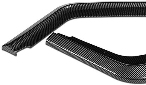 3PCS Front Bumper Lip Kit fit for compatible with 2016-2021 Honda Civic, Sport-Style Splitter Trim Protection Spoiler, Air-Dam-Chin-Diffuser (Painted Black) in Saudi Arabia