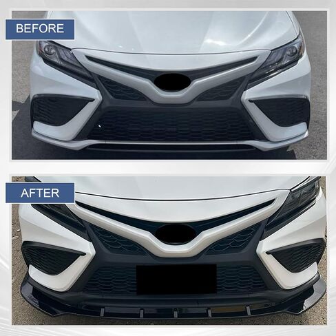 الشفة الأمامية متوافقة مع Toyota Camry Sport [SE ، XSE ، Hybrid SE ، Hybrid XSE ، TRD ، SE Nightshade] 2021 2022 2023 Front Pumper Lip in Saudi Arabia