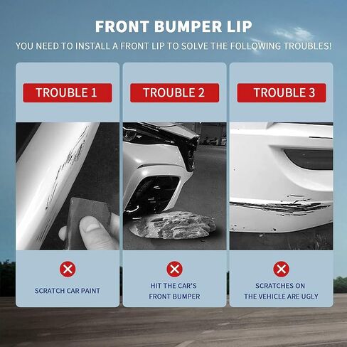 Archaic Front Spoiler for Dodge Charger 2015-2023, Bumper Lip Chin Splitter for SRT Hellcat/RT Scat Pack/Daytona/RT 392, ABS, Gloss Black in Saudi Arabia