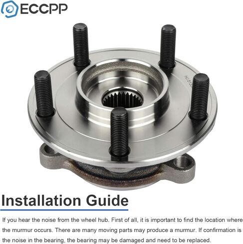 ECCPP Wheel Hub and Bearing Assembly Front 513354 fit For 2014-2017 For Mazda 3 2016-2017 For Mazda CX-3 Replacement For 5 Lugs Wheel Bearing Hubs 2 pcs in Saudi Arabia