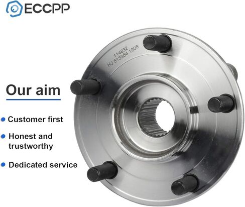 ECCPP Wheel Hub and Bearing Assembly Front 513354 fit For 2014-2017 For Mazda 3 2016-2017 For Mazda CX-3 Replacement For 5 Lugs Wheel Bearing Hubs 2 pcs in Saudi Arabia