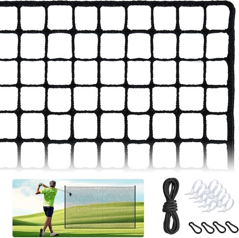 Golf Net Practice, Golf nets for Backyard Driving Real Golf Balls Nylon Netting 10x15ft, Golf Netting for Garage Swing Training, Heavy Duty Golf Hitting Net in Saudi Arabia
