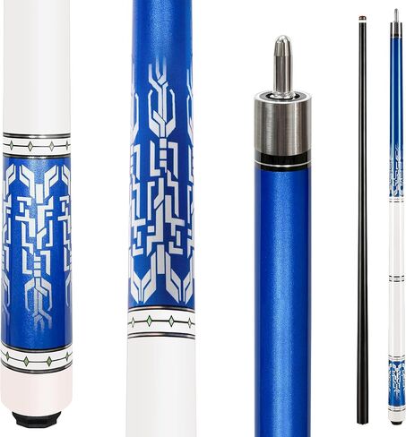HomeSeason Glass Fiber Pool Cue 58" Professional Pool Stick 12.7mm 4-Layer Tip Low Deflection Cue Stick, 3 * 8/8Joint Pin, Ultra-Smooth, Billiard Cue Sticks in Saudi Arabia