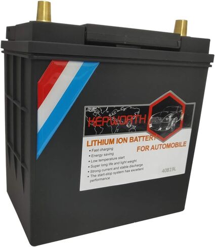 Replacement 40ah Lead Acid Battery 40B19R Automobile Battery LiFePO4 Universal 12v 22Ah 680CCA Lithium Iron Phosphate Built-in BMS Protection Board Deep Cycle LFP in Saudi Arabia