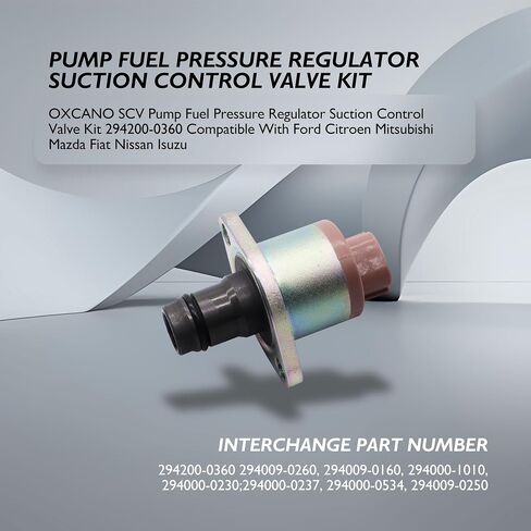 294200-0360 SCV مضخة ضغط الوقود منظم مجموعة صمام التحكم في الشفط المتوافقة مع فورد Citroen Mitsubishi Mazda Fiat Nissan Isuzu in Saudi Arabia
