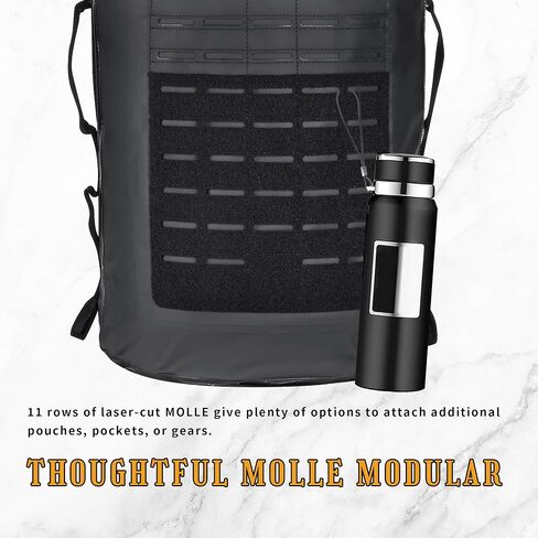 دراجة نارية Sissy Bar Bag Laggage Backpack Backpack Backrest Bag 35L LACHER TEARKED TOURING TEALING CHESPING TRAPING TRAPE TRIPLE ، سعة كبيرة قابلة للتوسيع ، مقاومة للماء ، أسود in Kuwait