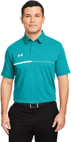 Under Armour Title Mens Short Sleeve Polo Shirt XS Maroon-White in Kuwait