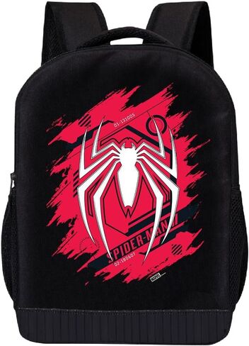Marvel Spiderman Backpack for Boys, Girls, Adults, Men, Women, Teens Gamerverse Kids Backpack Toddler Backpack | Miles Morales Into the Spiderverse Spidey Spider-Man Backpack Bookbag Mesh Bag in Saudi Arabia