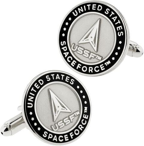 PinMart's Officially Licensed U.S. Space Force Cufflinks Nickel in Saudi Arabia